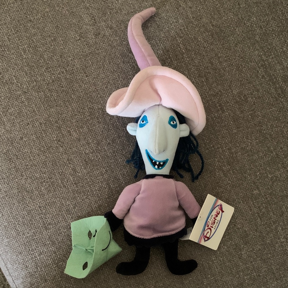 Disney Store Bean Bag Shock Plush Nightmare Before Christmas Toy with Tag 8” - Picture 3 of 6